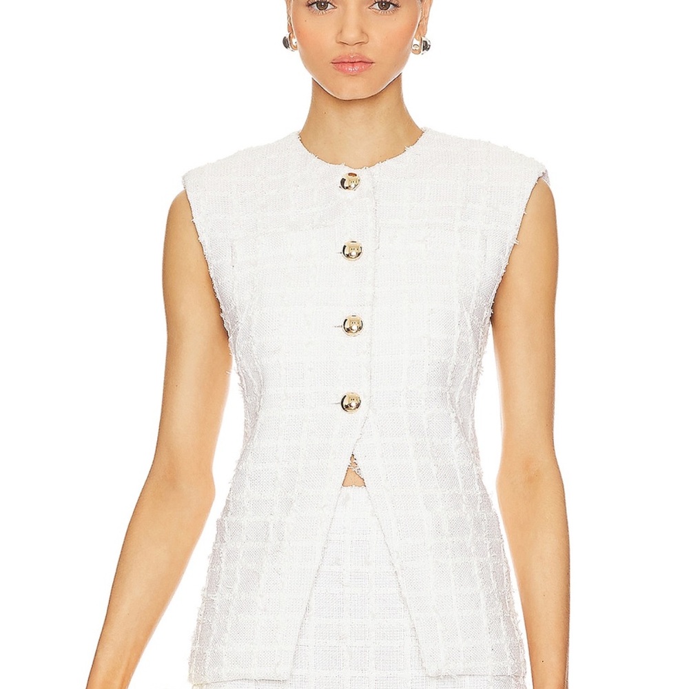 Amanda Uprichard White Sleeveless Wedding Dress